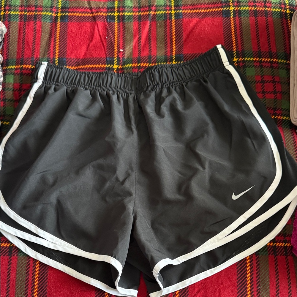 Nike Women's Charcoal Gray Athletic Shorts